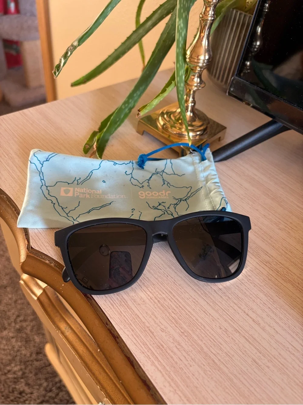 Goodr x National Park Foundation Black Polarized Sunglasses